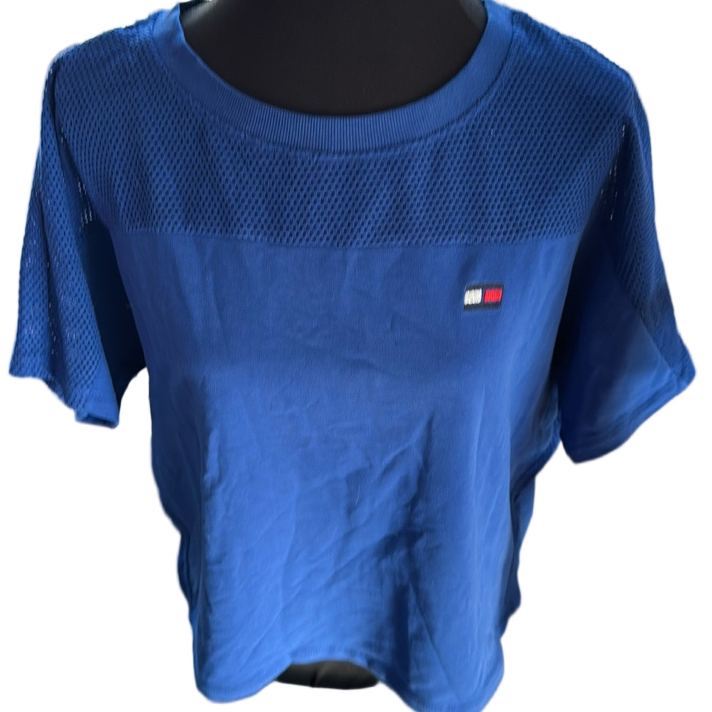 Tommy Hilfiger Short Sleeve Crop Tee - Size Large NWT